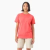 Chemise à manches courtes et poche pour femme
