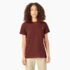 Chemise à manches courtes et poche pour femme