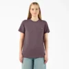 Chemise à manches courtes et poche pour femme