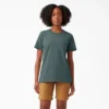 Chemise à manches courtes et poche pour femme Chemise à manches courtes et poche pour femme