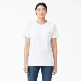 Chemise à manches courtes et poche pour femme