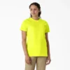 Chemise à manches courtes et poche pour femme