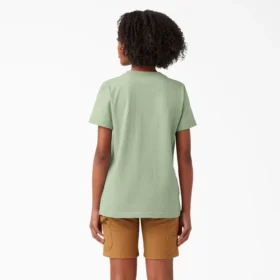 Chemise à manches courtes et poche pour femme