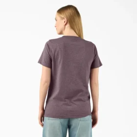Chemise à manches courtes et poche pour femme