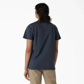 Chemise à manches courtes et poche pour femme