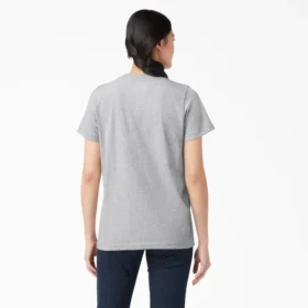 Chemise à manches courtes et poche pour femme