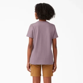 Chemise à manches courtes et poche pour femme
