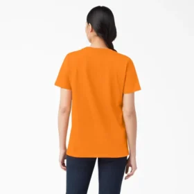 Chemise à manches courtes et poche pour femme