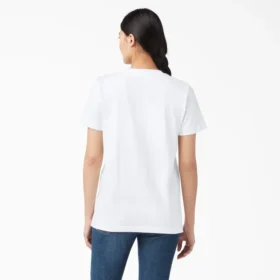 Chemise à manches courtes et poche pour femme