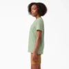Chemise à manches courtes et poche pour femme