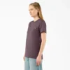 Chemise à manches courtes et poche pour femme
