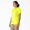 Chemise à manches courtes et poche pour femme