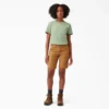 Chemise à manches courtes et poche pour femme