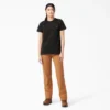 Chemise à manches courtes et poche pour femme