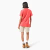 Chemise à manches courtes et poche pour femme