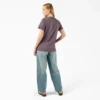 Chemise à manches courtes et poche pour femme