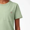 Chemise à manches courtes et poche pour femme