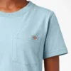 Chemise à manches courtes et poche pour femme