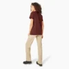 Chemise à manches courtes et poche pour femme