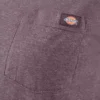 Chemise à manches courtes et poche pour femme
