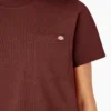 Chemise à manches courtes et poche pour femme