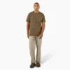 Chemise à manches courtes épaisse avec poche