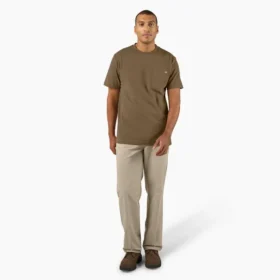 Chemise à manches courtes épaisse avec poche