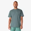 Chemise à manches courtes épaisse avec poche