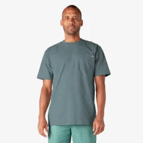 Chemise à manches courtes épaisse avec poche