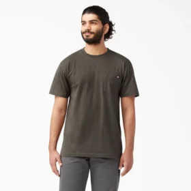 Chemise à manches courtes épaisse avec poche