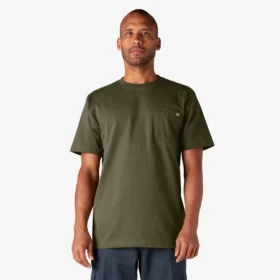 Chemise à manches courtes épaisse avec poche