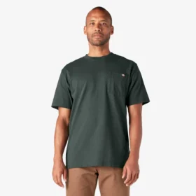 Chemise à manches courtes épaisse avec poche