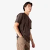 Chemise à manches courtes épaisse avec poche