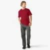 Chemise à manches courtes épaisse avec poche