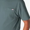 Chemise à manches courtes épaisse avec poche