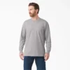 Chemise à manches longues avec poche et logo imprimé