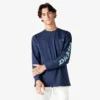 Chemise à manches longues avec poche et logo imprimé