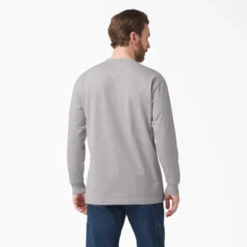 Chemise à manches longues avec poche et logo imprimé