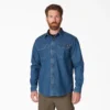 Chemise à manches longues en denim Flex
