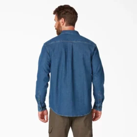 Chemise à manches longues en denim Flex