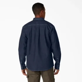 Chemise à manches longues en denim Flex