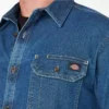 Chemise à manches longues en denim Flex
