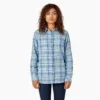 Chemise à manches longues en flanelle à carreaux pour femme Chemise à manches longues en flanelle à carreaux pour femme