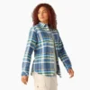 Chemise à manches longues en flanelle à carreaux pour femme Chemise à manches longues en flanelle à carreaux pour femme