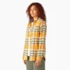 Chemise à manches longues en flanelle à carreaux pour femme Chemise à manches longues en flanelle à carreaux pour femme
