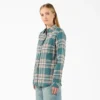 Chemise à manches longues en flanelle à carreaux pour femme Chemise à manches longues en flanelle à carreaux pour femme