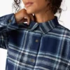 Chemise à manches longues en flanelle à carreaux pour femme Chemise à manches longues en flanelle à carreaux pour femme