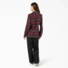 Chemise à manches longues en flanelle à carreaux pour femme Chemise à manches longues en flanelle à carreaux pour femme