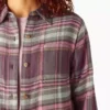 Chemise à manches longues en flanelle à carreaux pour femme Chemise à manches longues en flanelle à carreaux pour femme