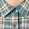 Chemise à manches longues en flanelle à carreaux pour femme Chemise à manches longues en flanelle à carreaux pour femme